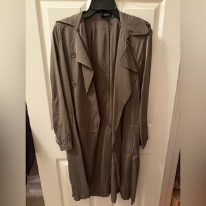 Theory Silk trench coat
